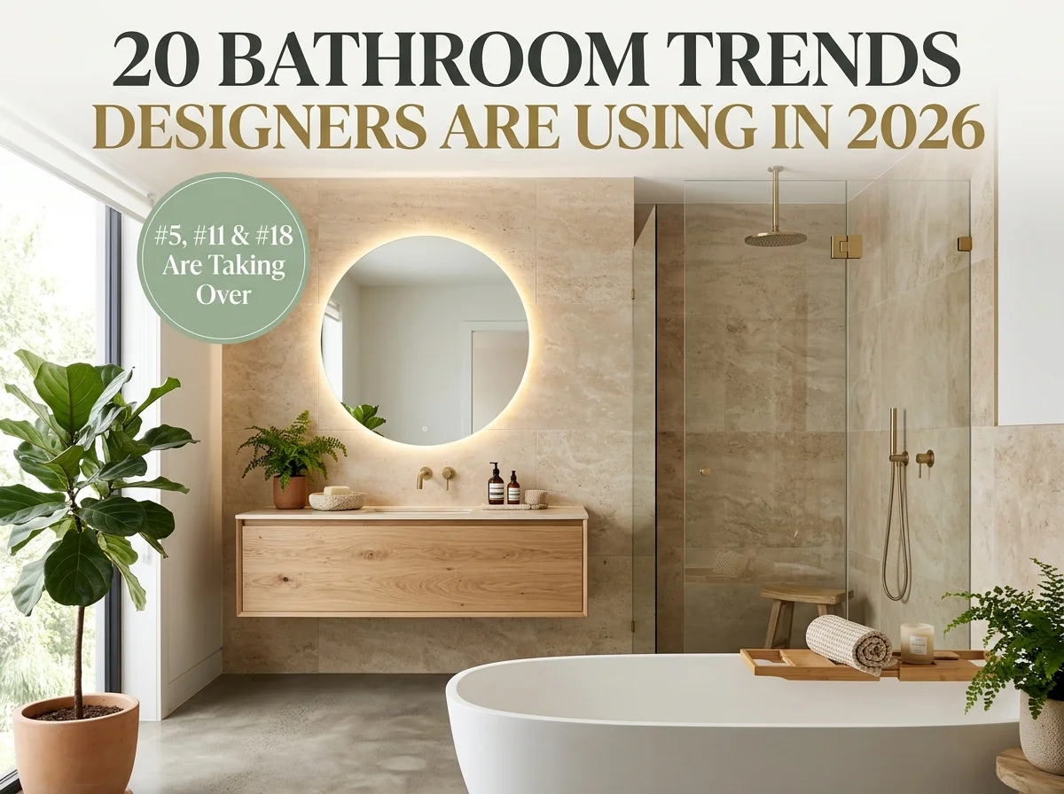 20 Modern Bathroom Ideas for 2026 That Feel Like a 5-Star Spa