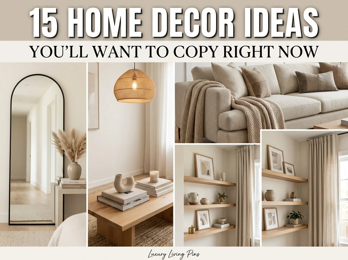15 Home Decor Ideas You'll Want to Copy Right Now