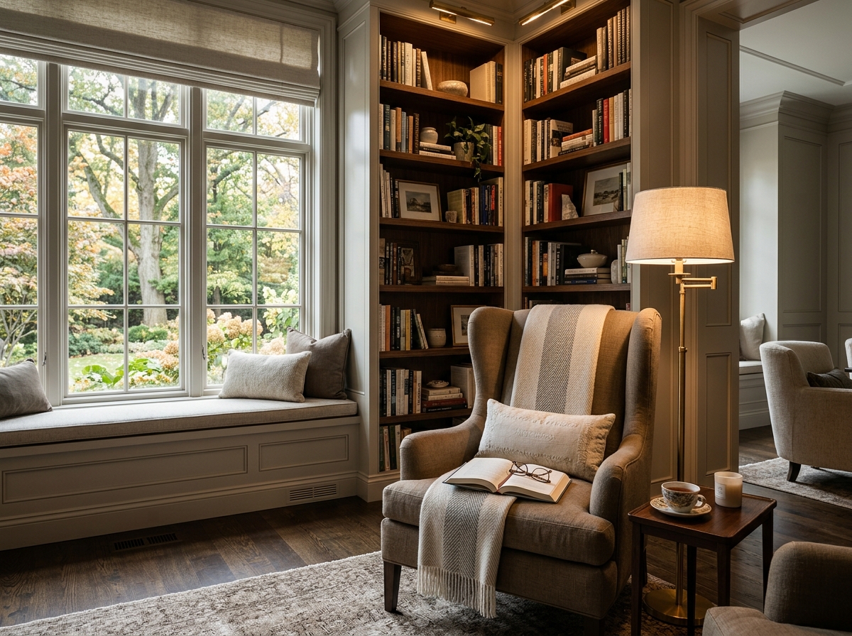 10 Luxury Reading Nook Ideas for the Coziest Corner in Your Home