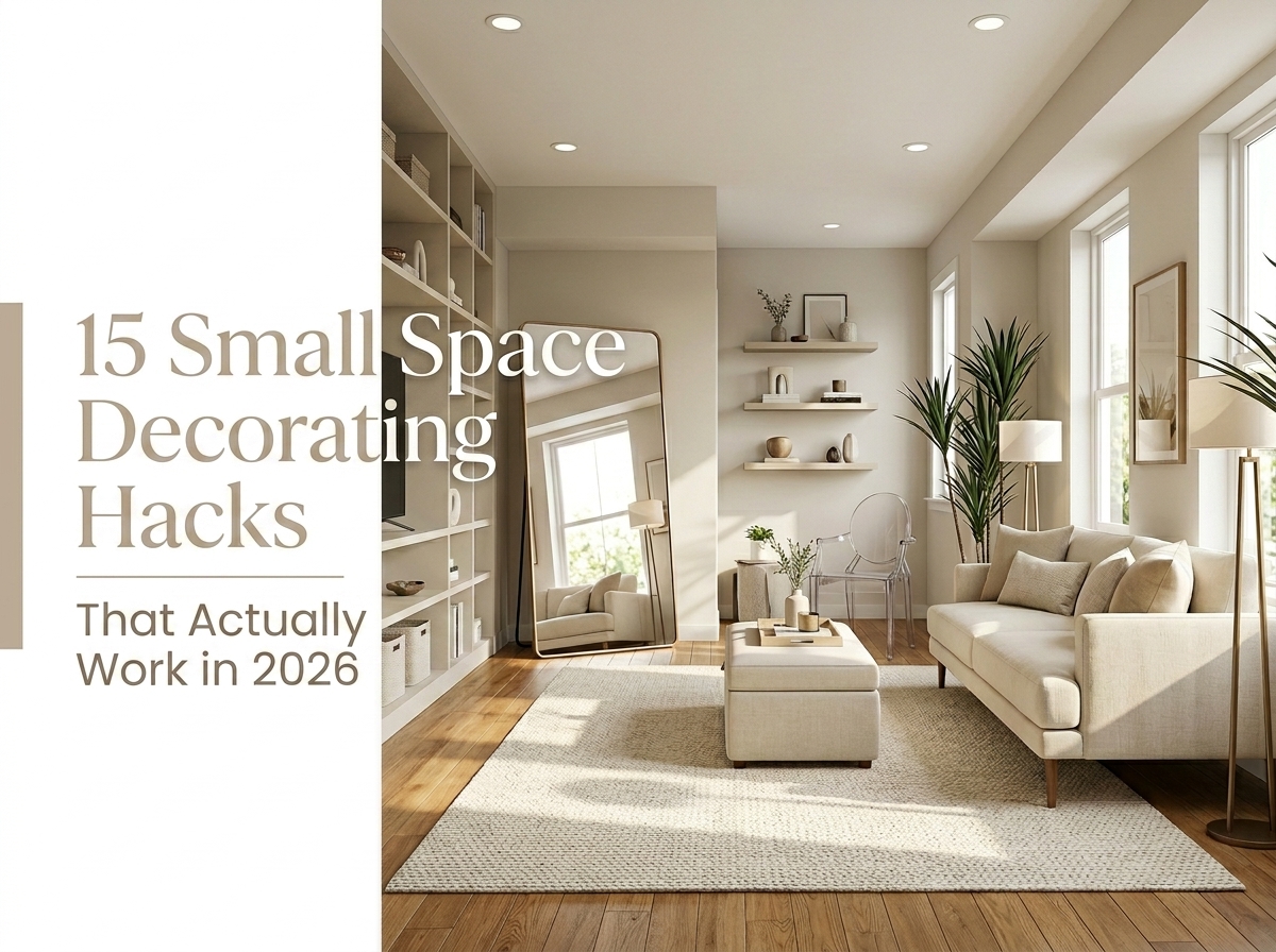 15 Small Space Decorating Hacks That Actually Work in 2026