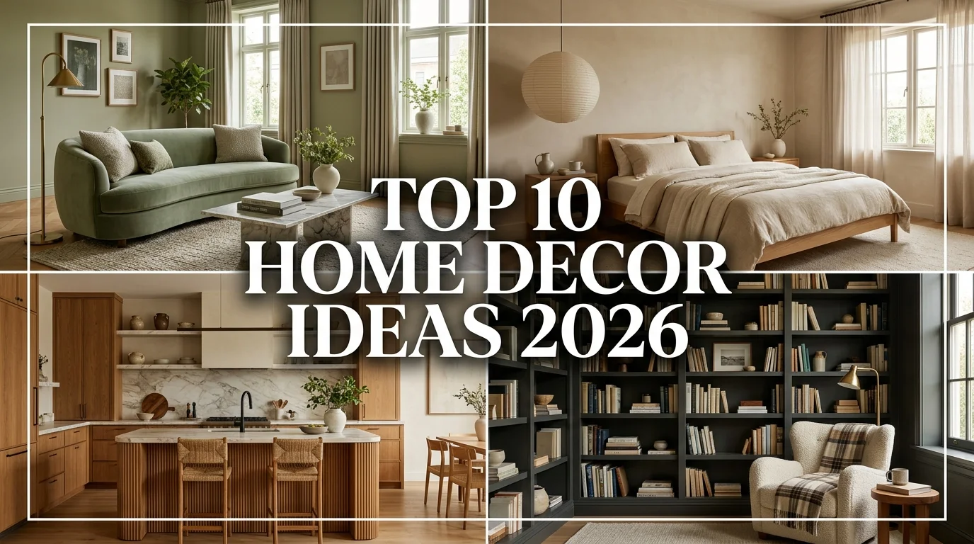 Top 10 Best Home Decor Ideas for 2026 (Designers Are Obsessed)