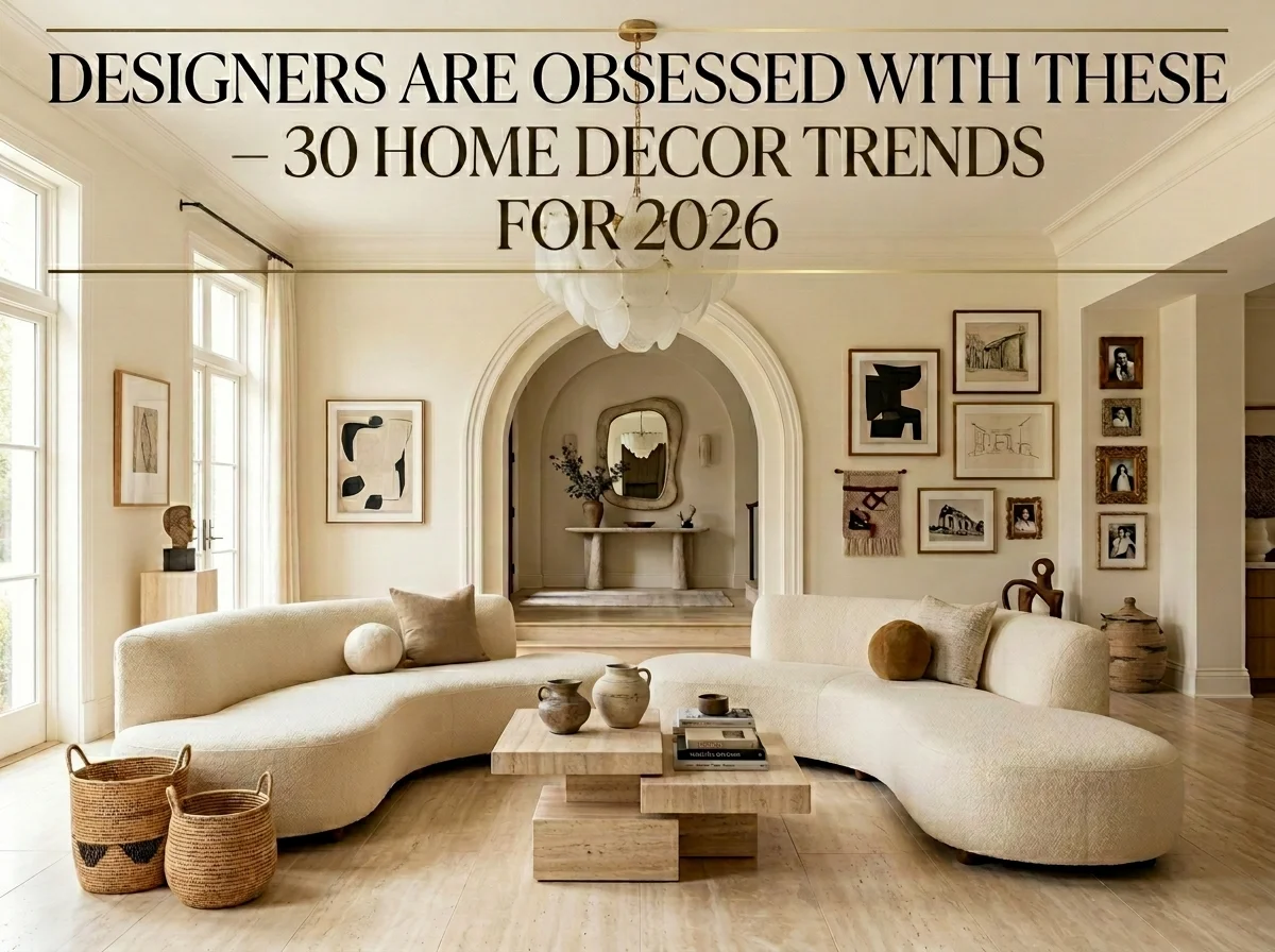 30 Home Decor Trends for 2026 That Designers Are Already Using