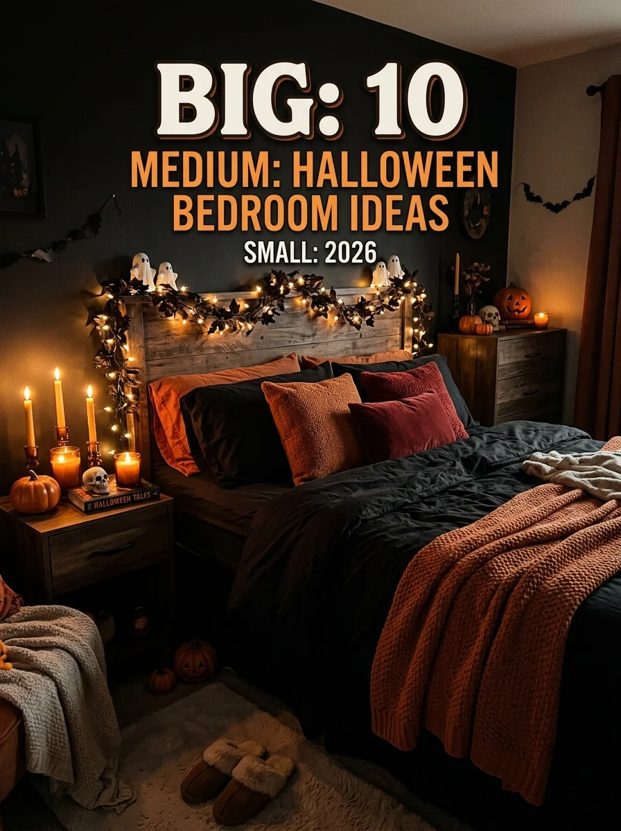 10 Best Spooky Halloween Bedroom Ideas That Feel Cozy and Aesthetic