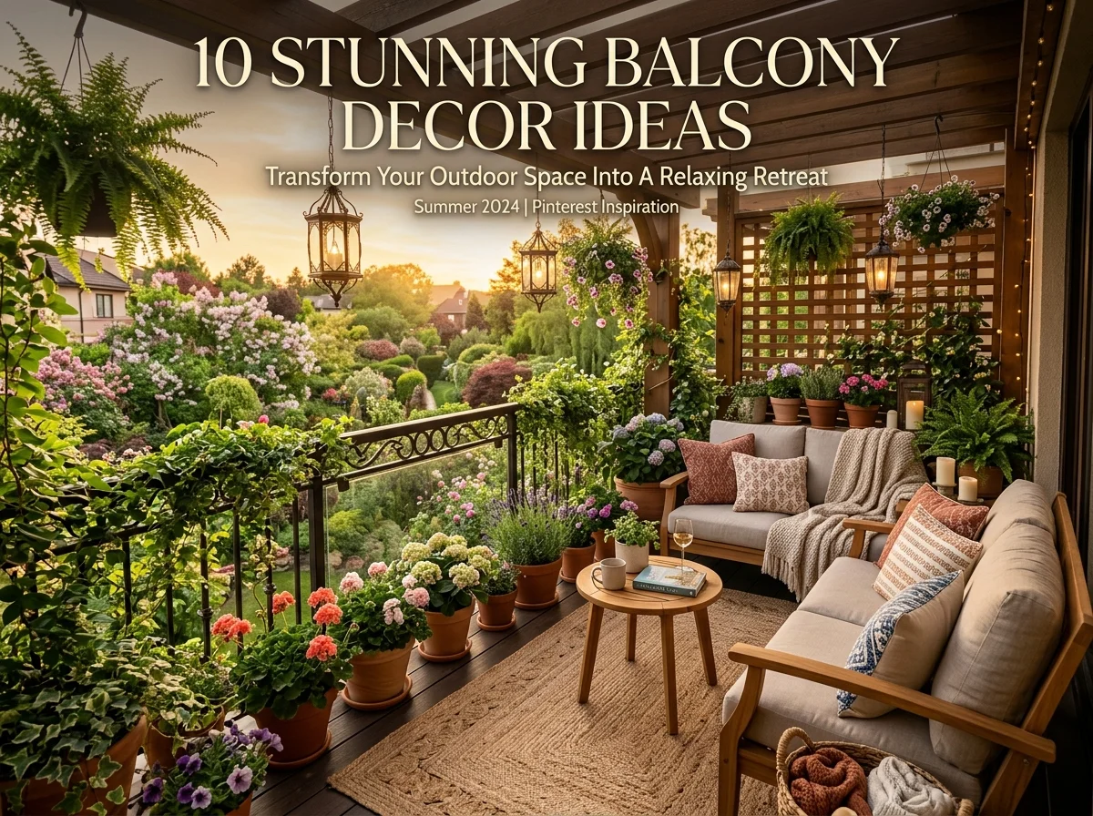 10 Stunning Balcony Decor Ideas to Transform Your Outdoor Space