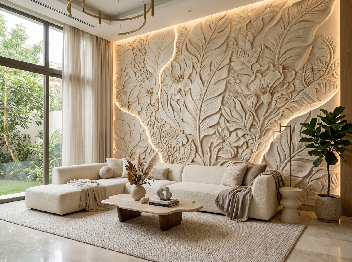 How 3D Botanical Wall Panels Are Transforming Modern Interior Design