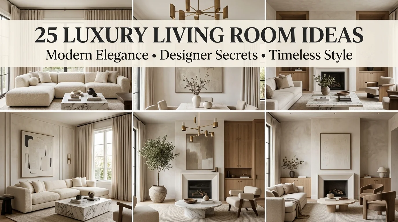 25 Luxury Living Room Ideas That Look Straight Out of a Designer Showroom
