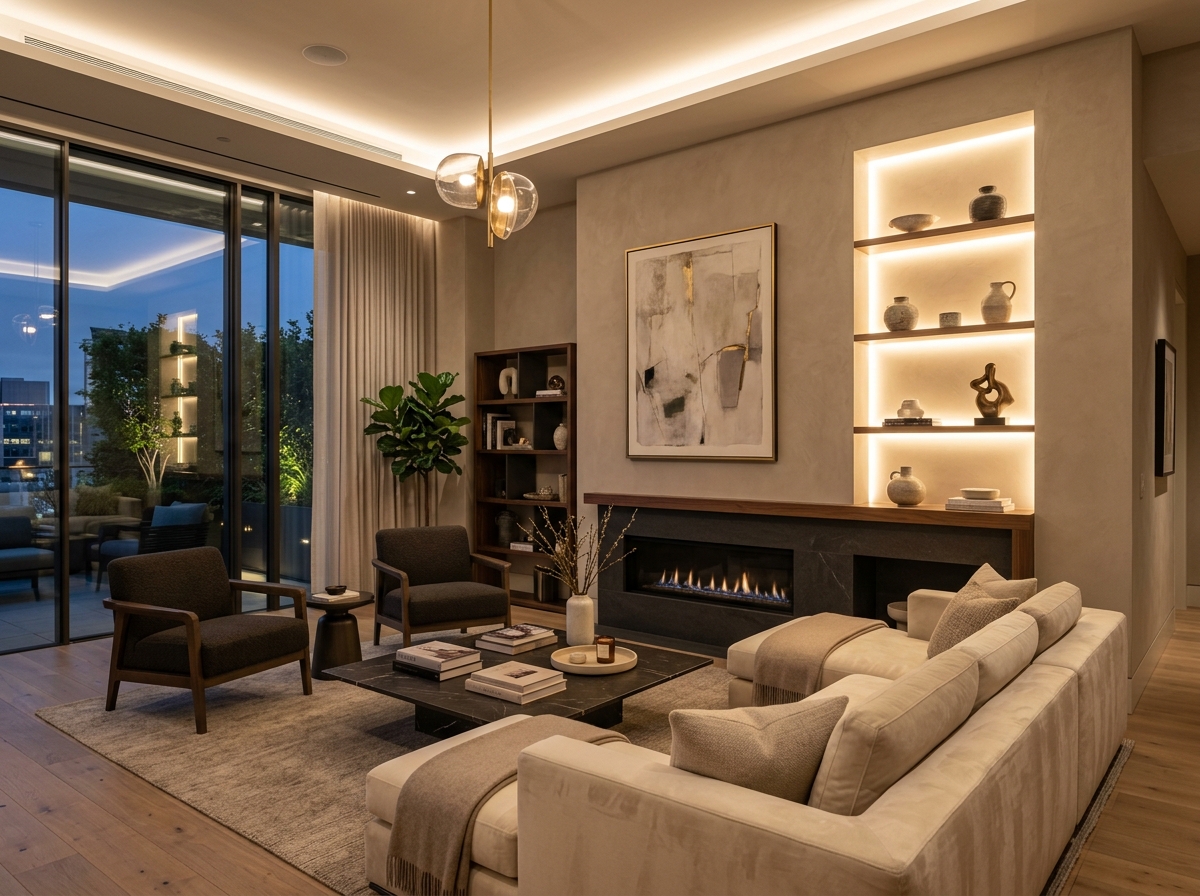 LED Accent Wall Ideas That Make Any Living Room Look Expensive